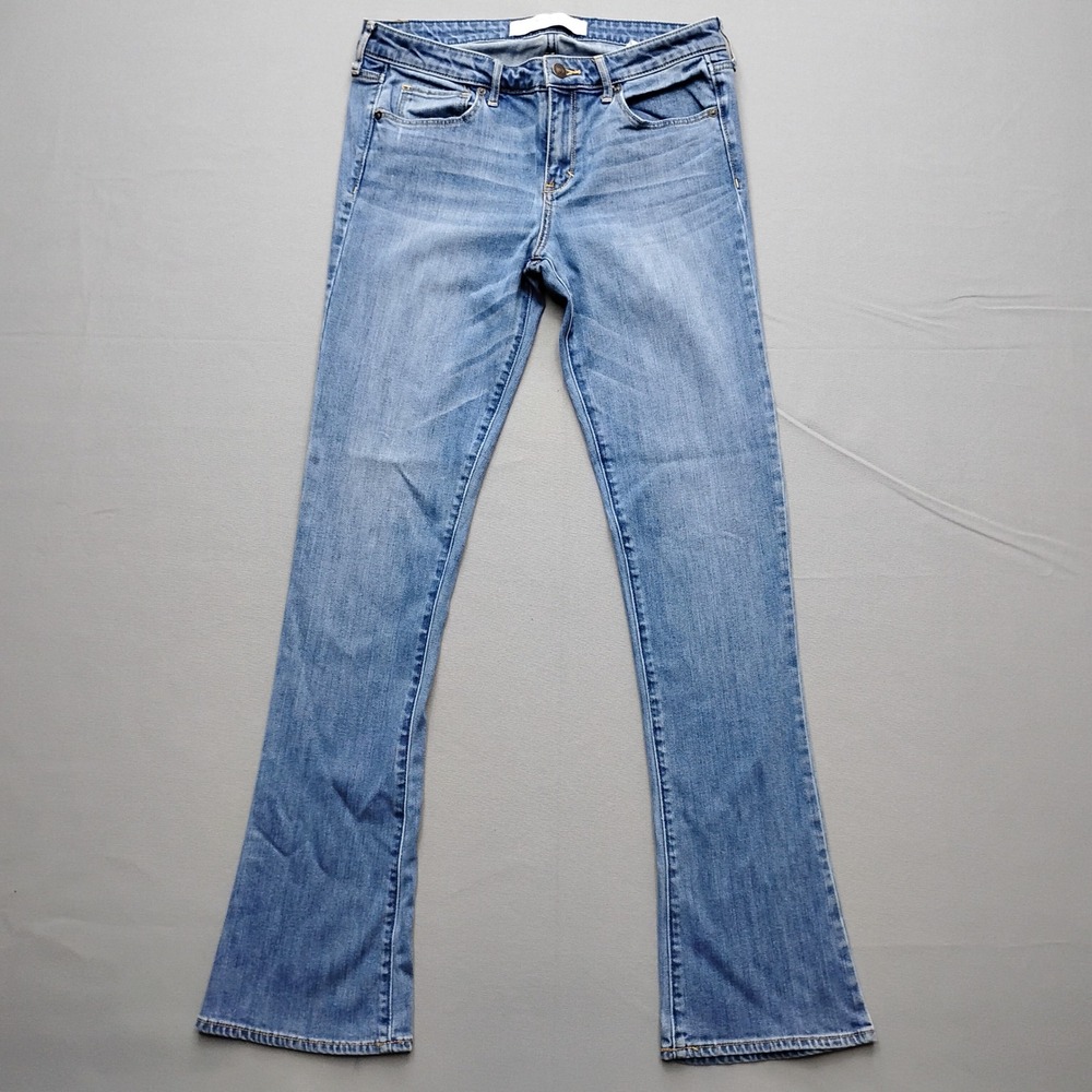 Abercrombie & Fitch Womens Bootcut Jeans Medium Wash Blue Size 10R